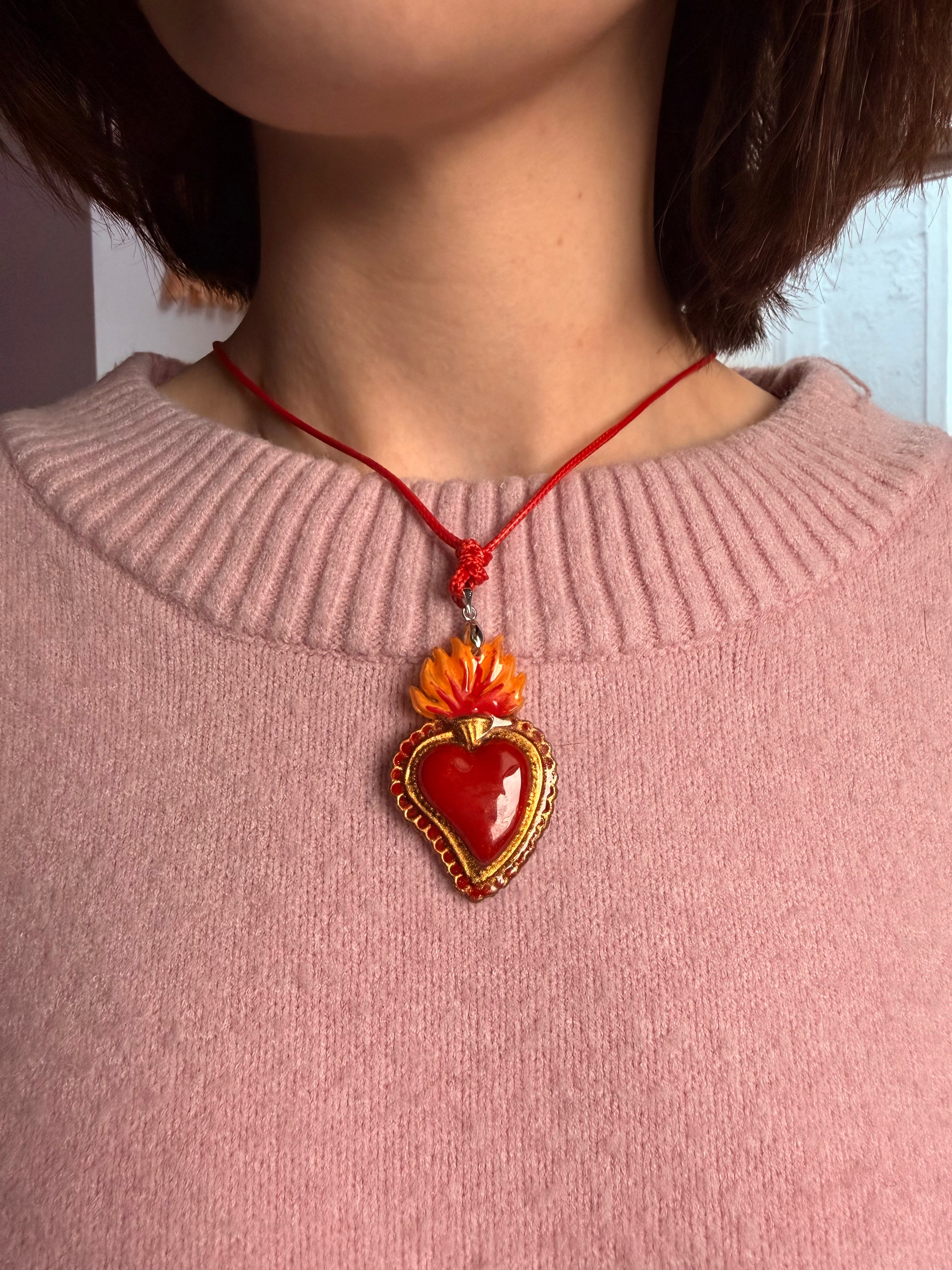 Oyster Heart Necklace