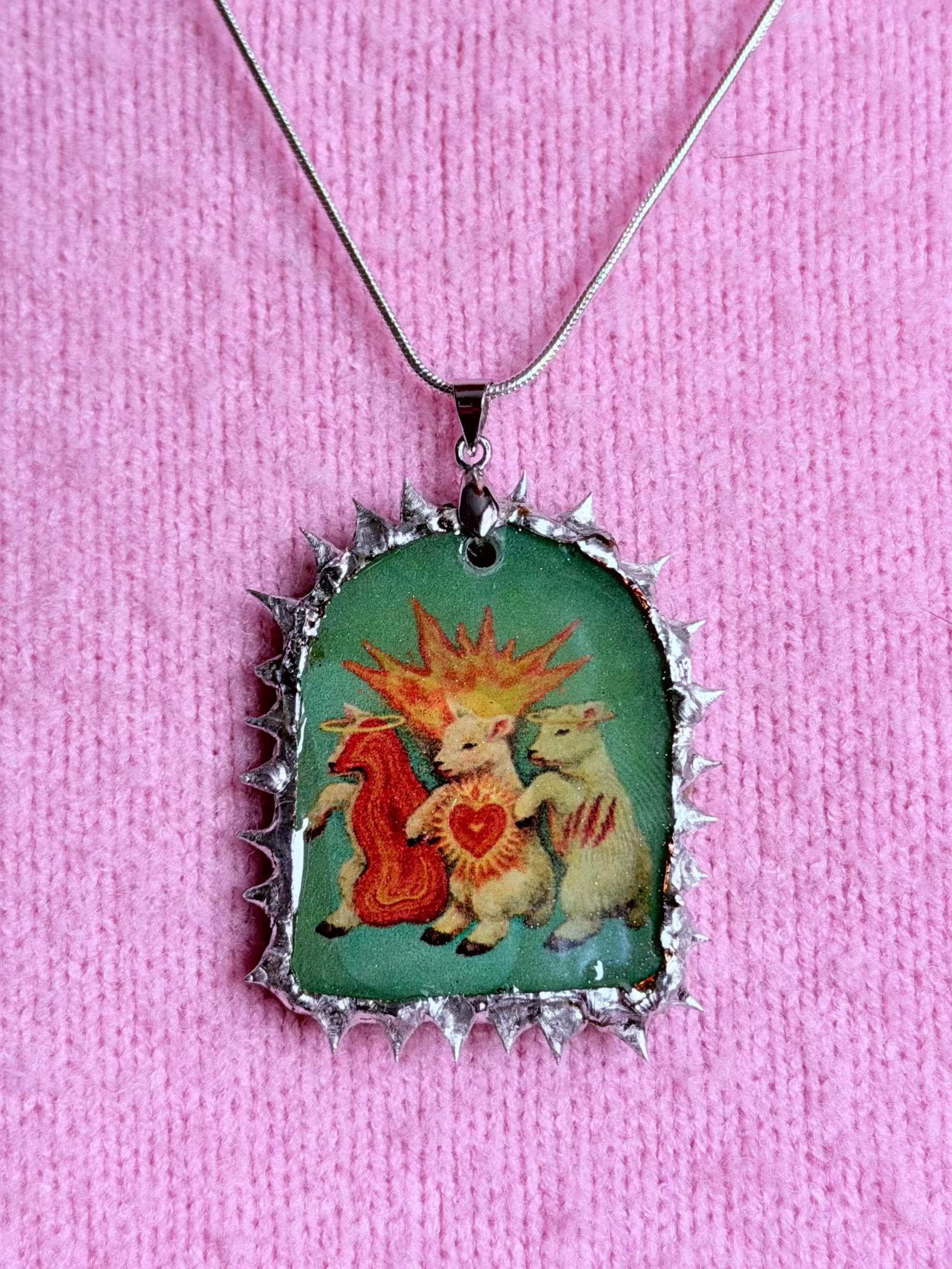 Don't Want The World Silver Pendent