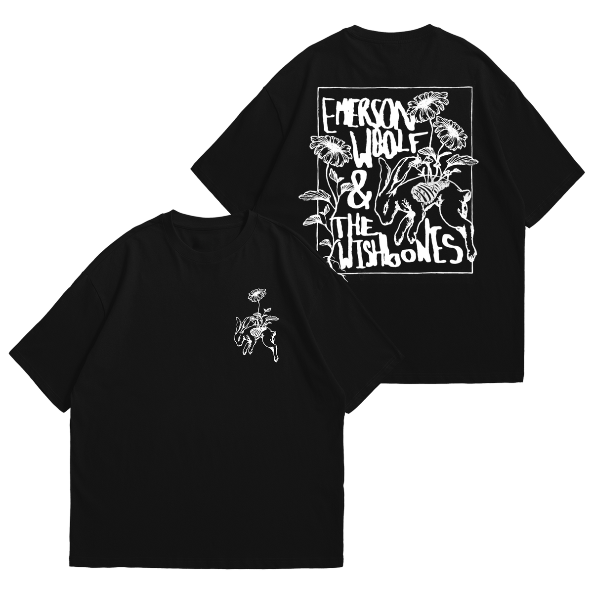 イデアスワム LOGO TEE Black 24SS Logo Tee – Emerson Woolf & the Wishbones Official Merch Store